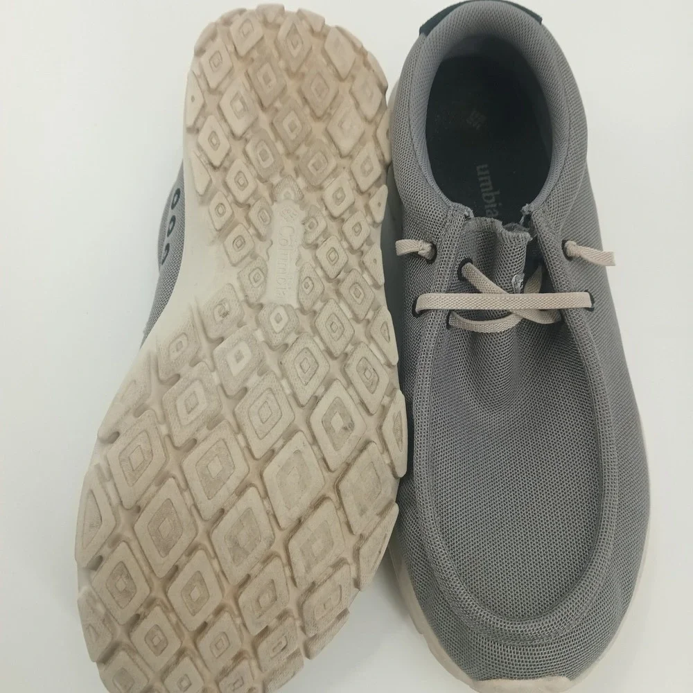 Columbia PFG Bahama Breathe Relax Mens 10.5 Grey Boat Shoes YM0210-036